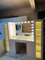 Luna Deluxe Çift Kuleli Makyaj Masası - Görsel 2