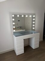 Luna Cam Üst Makyaj Masası - Görsel 6