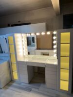 Luna Deluxe Çift Kuleli Makyaj Masası - Görsel 5