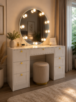 Luxora Işıklı Makyaj Masası
