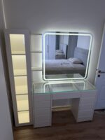 Luxora Kuleli LED Işıklı Makyaj Masası - Görsel 4