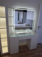 Luxora Kuleli LED Işıklı Makyaj Masası - Görsel 2