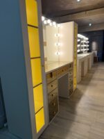 Lumina Gold – Bronz Aynalı LED Işıklı Makyaj Masası - Görsel 5